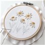 FUNSUEI Lot de 30 cercles à broder ronds en bambou de 18 cm, accessoire broderie, cadre de cercle de couture pour loisirs créati