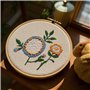 FUNSUEI Lot de 30 cercles à broder ronds en bambou de 18 cm, accessoire broderie, cadre de cercle de couture pour loisirs créati