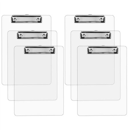 WAIZHIUA 6 Pcs Porte Bloc A4 Avec Pince