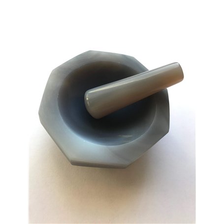 Mortier et pilon en agate Alpha Nanotech (Diámetro interno: 30 mm - 150 mm) (Diámetro interno: 50 mm)