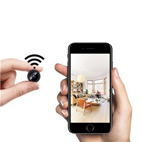 Camera Espion WiFi 1080P Mini Caméra de Surveillance Interieur/extérieur sans Fil avec Enregistrement Micro Cachée Camera Espion