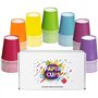 ENSINE Gobelet carton jetable pour café et jus de fruit 70PCS 250ml