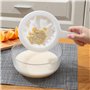 MytaYt 4 Pièces Filtre Alimentaire 80/100/200/400 Mesh Tamis de Cuisine Passoire à Mailles Fines Filtre à Mailles Fines avec Poi
