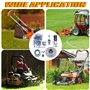 Mtanlo Kit de Piston de Cylindre à Gros Alésage 40MM Couvercle de Pignon Roulement de Réparation de Carburateur pour Stihl MS211