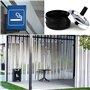 ZDNT 3PCS Cendrier pivotant en chrome Cendrier Tournant Cendrier à vent Cendrier avec Poussoir Cendrier Coupe-vent pour intérieu