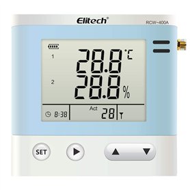 Elitech RCW-400A Enregistreur de données sans fil de température et d'humidité Moniteur à distance Stockage de données en nuage