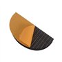 MOTO4U Coussin de siège universel en mousse pour moto - Adhésif haute densité - 30 mm - Demi-cercle