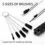 ATOMUS 22 pièces ensemble de conseils de tatouage ensemble d'aiguilles de tatouage en acier inoxydable Kit d'aiguilles buse méla