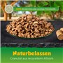 Kork-Deko Granulés de Liège I Terrarium Bricolage Modélisme I Gros 4-12 mm, 1 l