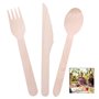 iPobie 100 Pièce Couverts en Bois Jetables