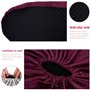 iPobie 5 Paires Couvre-Chaussures, Surchaussures Lavable Tissus Housse Réutilisable Lavable en Flanelle