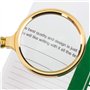 Loupe de poche 10x pour l'apprentissage à la maison, la lecture et la recherche de défauts