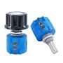 Taiss 2 pièces 3590S Potentiomètre 10k ohm Potentiomètre de précision Potentiomètre Rotatif 3 bornes Potentiomètre bobiné multi-
