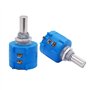 Taiss 2 pièces 3590S Potentiomètre 10k ohm Potentiomètre de précision Potentiomètre Rotatif 3 bornes Potentiomètre bobiné multi-