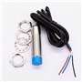 Taiss/1Pcs Détecteur de M18 8mm détection DC 5V NPN NO,Normalement Ouvert,Cylindre Capteur de Proximité Inductif Commutateur Ten