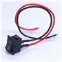 Taiss/10 pièces Interrupteur à Bascule ON/OFF SPST 2 broches 2 positions Commutateur à bascule 6A 250V AC pour Voiture Camion Ba