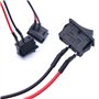 Taiss/10 pièces Interrupteur à Bascule ON/OFF SPST 2 broches 2 positions Commutateur à bascule 6A 250V AC pour Voiture Camion Ba