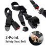 PRIMEGA Ceinture de sécurité 3 points, Ceinture de sécurité auto télescopique automatique, Accessoires automobiles de remplaceme
