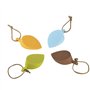 Jzhen Lot de 4 Cale Porte, Bloc Porte Arrêts de Portes Bouchon Doigt en Silicone pour Fenêtre/Porte