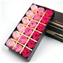 Xrten 18 Pièces Salle De Bain Parfumée Fleur, Rose Savon Décoratifs Parfumé pour Anniversaire/Mariage/Jour/La Fête De Saint Vale