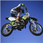 Xrten Lunettes de Protection Masque de Visage Incassable Anti-UV, Lunettes Clair pour Moto Cross Goggle-Noir