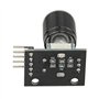 WMYCONGCONG Lot de 5 modules d'encodeur rotatifs KY-040 avec capuchon à bouton + 120 fils de démarrage multicolores pour platine