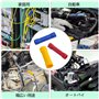 WMYCONGCONG Lot de 100 Connecteur Electrique, Manchon a Sertir, Isolant Cosse Electriques Bornes à Sertir de Fil électrique Droi