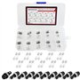 WMYCONGCONG 10 pièces AC 250V 10A/AC 125V 15A Socle porte-fusible à vis 5x20mm monté sur panneau avec kit de fusibles à tube de