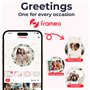 Frameo Cadre photo numérique 10,1" 5000 mAh alimenté par batterie WiFi 32 Go HD IPS Écran tactile avec chargeur sans fil Rotatio