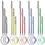 Swpeet 45 pcs Fil Métal Porte-clés kit