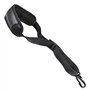 Sangle rembourrée pour saxophone Sax Strap avec crochet en métal, Sangle de Portage Noir