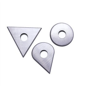 Topbidetec Lot de 3 lames de rechange en carbure de tungstène pour racler le bois