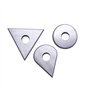Topbidetec Lot de 3 lames de rechange en carbure de tungstène pour racler le bois