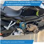 Midimttop Couvercle latéral de cadre en acier inoxydable, couvercles CBR 650 R Type R remplissage de cadre pour HO&N&DA CB650R/C