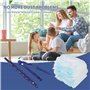 Lot de 51 pour Swiffer Plumeau Poussiere Recharge,Recharges Plumeau Duster,avec 1 poignée télescopique,kit de plumeau en Microfi