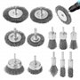 BUCOMTU 12 pièces de Brosse Métallique pour Perceuse