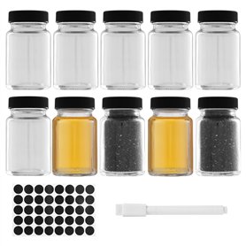 BUCOMTU 10 Mini Bouteilles Verre 60ml