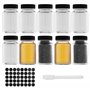 BUCOMTU 10 Mini Bouteilles Verre 60ml