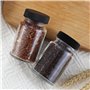 BUCOMTU 10 Mini Bouteilles Verre 60ml, Flacon Verre réutilisable avec étiquettes et stylo pour le tri des boissons, pots à condi