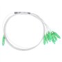 Hilitand PLC 1 x 8 Miniature Séparateur à Fibre Optique Câbles de Réseau à Faible Perte d'Insertion Accessoires