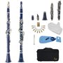 Tube clarinette bakélite bb 17 clarinettes avec boutons nickelés(Mazarine; # 1)