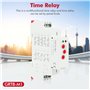 Relais Temporisateur,220v grt8-m1 GRT8-M1 Relais Temporisé Multifonctionnel avec 10 Fonctions AC sur Rail DIN for Équipement Ind