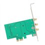 ASHATA Carte Wi-FI Double Bande 450 Mbps, Adaptateur PCI Express sans Fil Carte réseau Wi-FI pour Ordinateurs de Bureau pour XP 