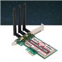 ASHATA Carte Wi-FI Double Bande 450 Mbps, Adaptateur PCI Express sans Fil Carte réseau Wi-FI pour Ordinateurs de Bureau pour XP 