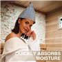 GUTERTOP Lot de 4 bonnets de sauna en feutre - Pour homme et femme - Pour les amateurs de sauna - Une expérience de bien-être (n