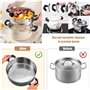 JJiaoLinin Poignée De Marmite Silicone, 2 Paires Poignée de Casserole en Silicone, Support de Poignée en Silicone, pour Poêles P