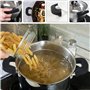 JJiaoLinin Poignée De Marmite Silicone, 2 Paires Poignée de Casserole en Silicone, Support de Poignée en Silicone, pour Poêles P