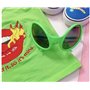 JJiaoLinin 4 Pièces Costume Alien Lunettes de Soleil avec Lentilles Arc-en-Ciel Antenne Martienne Bandeau, Accessoires pour dégu