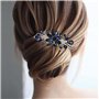 JJiaoLinin Rétro Barrettes à Cheveux,Pince à cheveux en forme de Fleur Pince à Cheveux Mariée Alliage Ressort Cristal Cheveux Ba