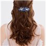 JJiaoLinin Rétro Barrettes à Cheveux,Pince à cheveux en forme de Fleur Pince à Cheveux Mariée Alliage Ressort Cristal Cheveux Ba